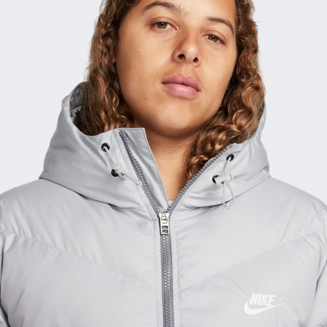 Пуховик Nike Storm-Fit Довгий (Сірий)