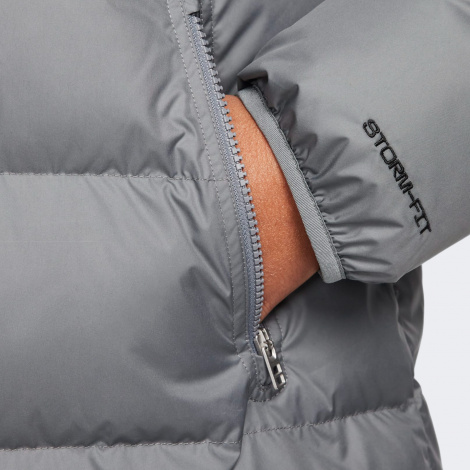 Пуховик Nike Storm-Fit Довгий (Сірий)