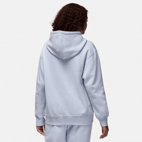 Худі жіноче Nike JORDAN FLIGHT FLEECE SATIN-LINED PULLOVER HOODIE світло-сіре FV7050-085