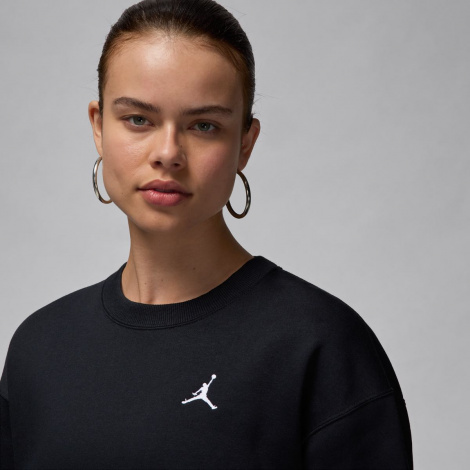 Світшот жіночий Nike JORDAN BROOKLYN FLEECE CREW-NECK SWEATSHIRT чорний FV7074-010