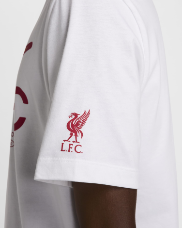 Футболка Lfc M Nk Swoosh Tee Fv8557-100 Nike M Белый