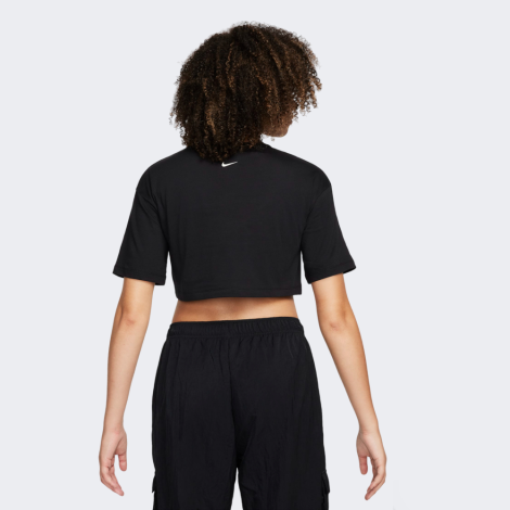 Футболка W Nsw Crop Tee Gls Fz4635-010 Nike S Черный