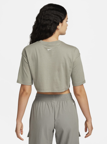 Футболка W Nsw Crop Tee Gls Fz4635-053 Nike M Темно-Серый