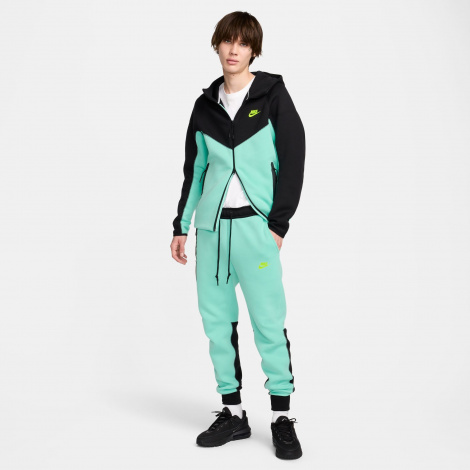 Худі Nike Tech Fleece (Чорно-Салатове)