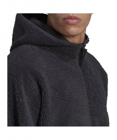 Кофта Adidas Sherpa (Чорна)