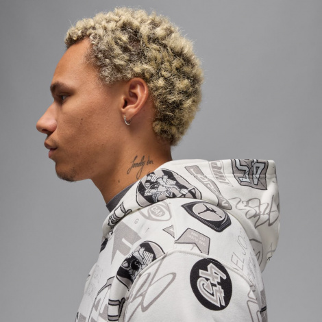 Худі Nike JORDAN ESSENTIALS PRINTED FLEECE біле HM7254-133