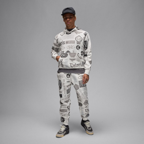 Худі Nike JORDAN ESSENTIALS PRINTED FLEECE біле HM7254-133