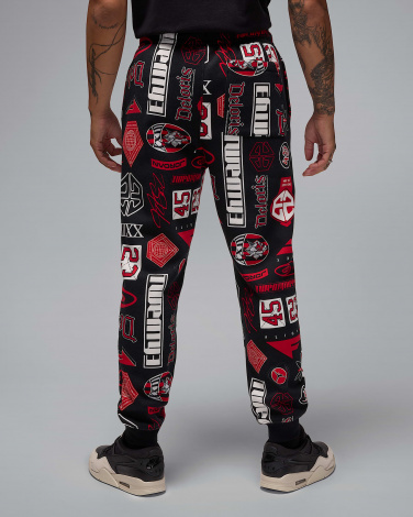 Спортивні штани Nike JORDAN ESSENTIALS PRINTED FLEECE чорні HM7257-010
