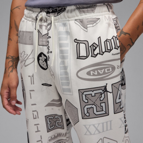 Спортивні штани Nike JORDAN ESSENTIALS PRINTED FLEECE білі HM7257-133