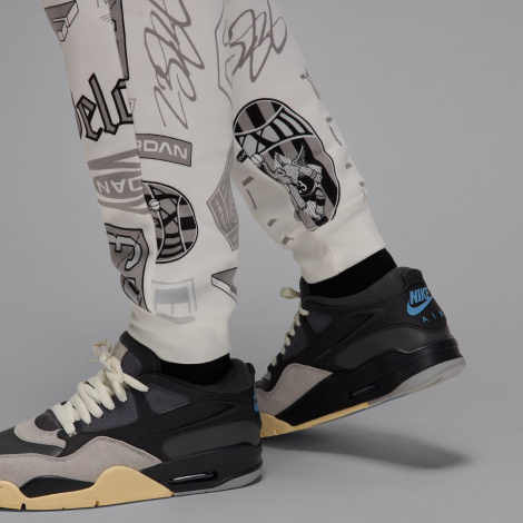 Спортивні штани Nike JORDAN ESSENTIALS PRINTED FLEECE білі HM7257-133