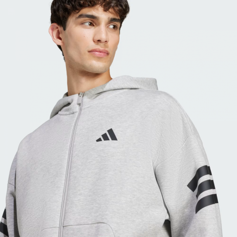 Толстовка M Fi 3S Fz Jd4828 Adidas L Серый