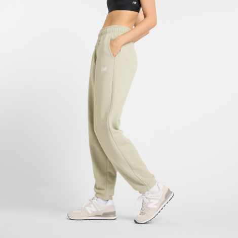 Штаны Спортивные Sport Essentials Ft Wp41500Ovn New Balance L Бежевый