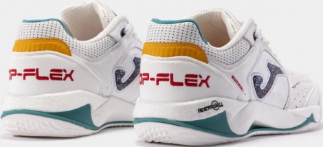 Футзалки (бампы) Joma TOP FLEX PLUS бело-зеленые TOUS2502IN