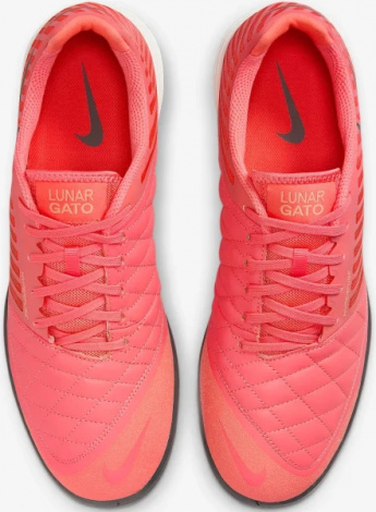Футзалки (бампи) Nike LUNAR GATO II коралові 580456-802