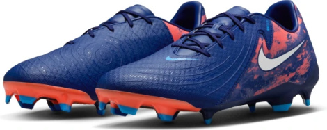Бутсы Nike PHANTOM GX 2 ACADEMY 'ERLING HAALAND' FG/MG EH темно-сине-оранжевые HF1609-400