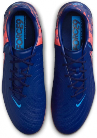 Бутсы Nike PHANTOM GX 2 ACADEMY 'ERLING HAALAND' FG/MG EH темно-сине-оранжевые HF1609-400
