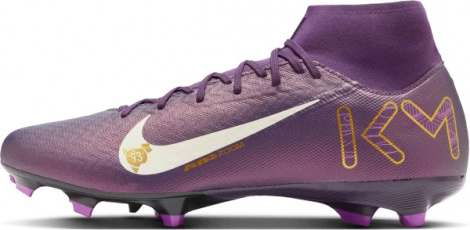Бутсы Nike MERCURIAL ZOOM SUPERFLY 10 ACADEMY KYLIAN MBAPPÉ FG/MG темно-фиолетовые HJ7309-500