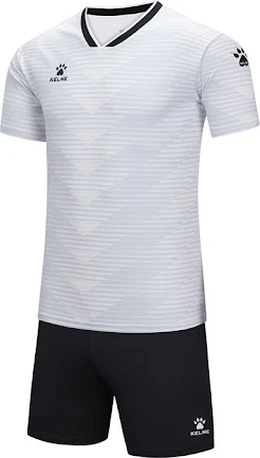 Комплект футбольной формы Kelme RONDA бело-черный 8451ZB1247.9100