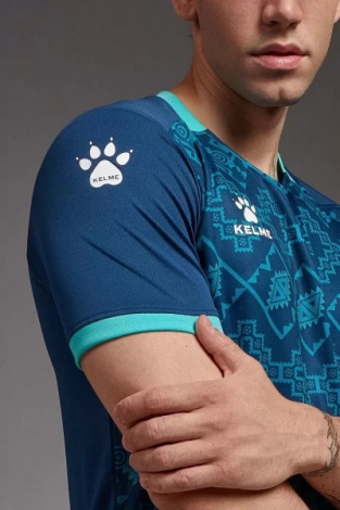 Комплект футбольної форми Kelme ARGO темно-синьо-бірюзовий 8151ZB1006.4021