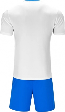 Комплект футбольной формы детский Kelme BURGOS бело-синий 8251ZB3003.9100