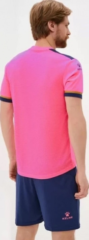 Комплект футбольної форми Kelme SEGOVIA рожево-темно-синій 8351ZB1158.9914
