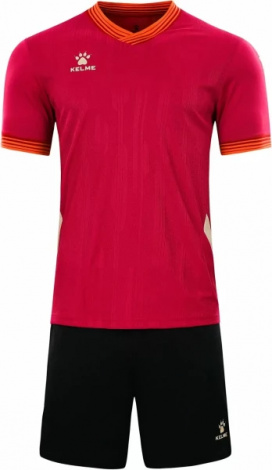 Комплект футбольной формы Kelme IBIZA красно-оранжево-черный 8351ZB1082.9609