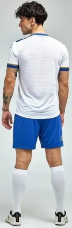 Комплект футбольной формы Kelme SEGOVIA бело-сине-желтый 8351ZB1158.9104