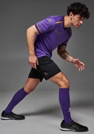 Комплект футбольной формы Kelme SEGOVIA фиолетово-черный 8351ZB1158.9510