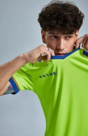 Комплект футбольной формы Kelme SEGOVIA салатово-синий 8351ZB1158.9918