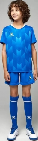 Комплект футбольной формы детский Kelme BURGOS синий 8251ZB3003.9481