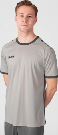 Футболка джерси детская Jako PRIMERA S/S серо-темно-серая 4212-845