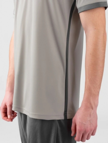 Футболка джерси детская Jako PRIMERA S/S серо-темно-серая 4212-845