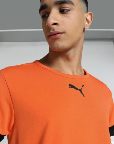 Футболка Puma TEAMRISE JERSEY оранжевая 704932-08