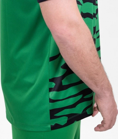 Футболка джерси Jako ANIMAL S/S зелено-черная 4242-201