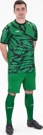 Футболка джерси Jako ANIMAL S/S зелено-черная 4242-201