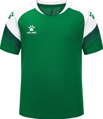 Футболка детская Kelme BRAVO зелено-белая 7351TX3093.9311