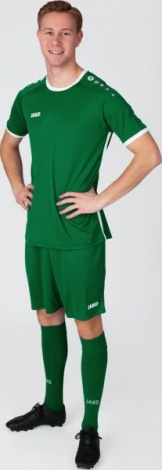 Футболка джерси детская Jako PRIMERA S/S зелено-белая 4212-200