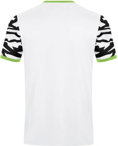Футболка джерсі дитяча Jako ANIMAL S/S біло-чорно-салатова 4242-014