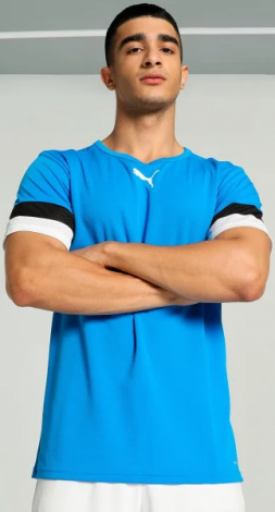 Футболка Puma TEAMRISE JERSEY синяя 704932-02