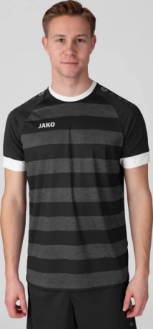 Футболка джерси детская Jako CELTIC MELANGE S/S черно-белая 4214-800