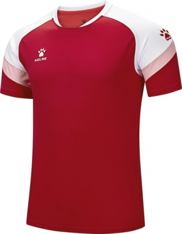 Футболка детская Kelme BRAVO красно-белая 7351TX3093.9610