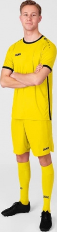 Футболка джерси детская Jako PRIMERA S/S желто-черная 4212-300