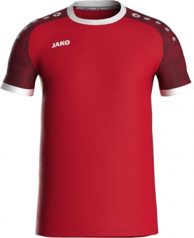 Футболка джерси детская Jako ICONIC S/S красно-белая 4224-113