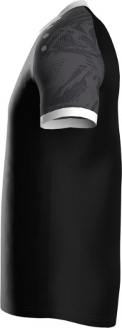 Футболка джерси детская Jako ICONIC S/S черно-серая 4224-801