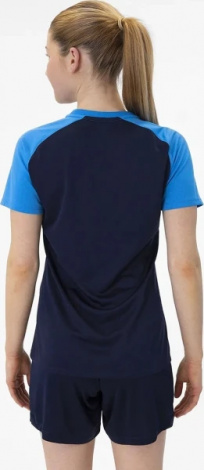 Футболка женская Jako ICONIC темно-сине-желто-синяя 6124-914