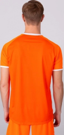 Футболка джерси детская Jako INTER S/S оранжево-белая 4215-352