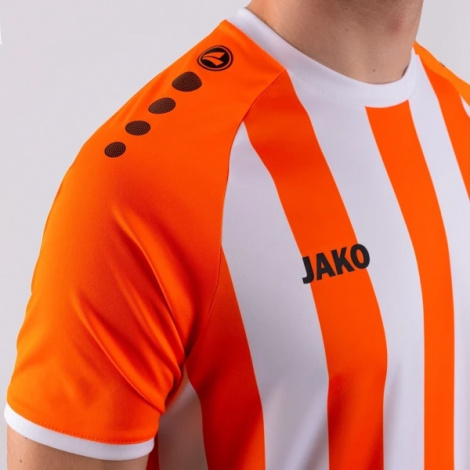 Футболка джерси детская Jako INTER S/S оранжево-белая 4215-352