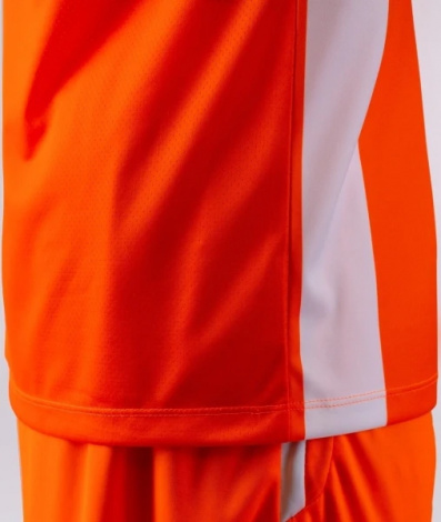 Футболка джерси детская Jako INTER S/S оранжево-белая 4215-352