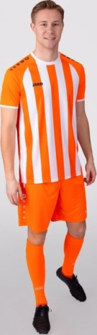 Футболка джерси детская Jako INTER S/S оранжево-белая 4215-352