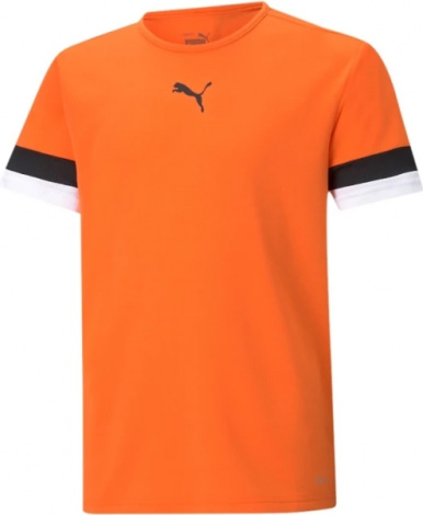 Футболка детская Puma TEAMRISE JERSEY JR оранжевая 704938-08